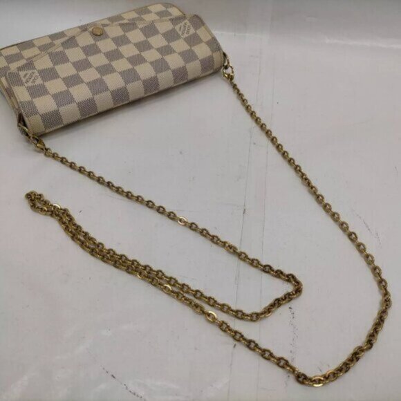 Authentic Louis Vuitton Felicie Damier Azur Shoulder Bag 649-121924 - Picture 7 of 15